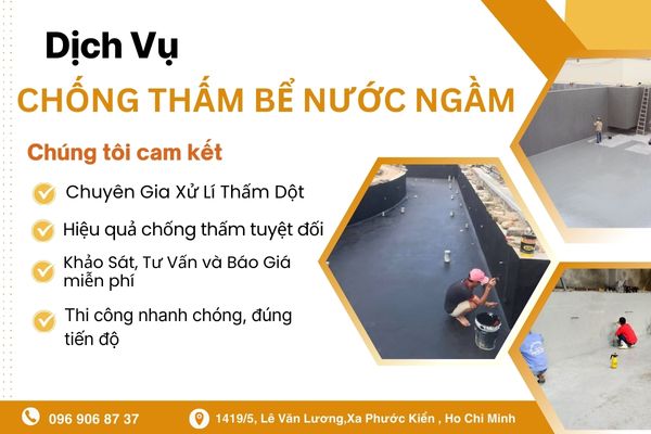 <p style="text-align: center;"><span style="font-size: 14pt;"><strong>Chống Thấm Bể Nước Ngầm</strong></span></p>